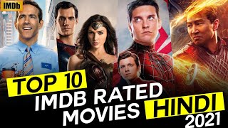 Top 10 Highest IMDb Rated Hollywood Movies In Hindi Dubbed 2021 [upl. by Brunell69]