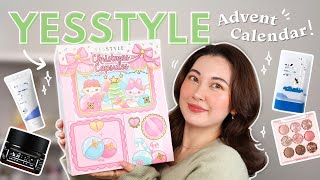 FULL Unboxing of 2024 YesStyle Advent Calendar [upl. by Bashemeth766]