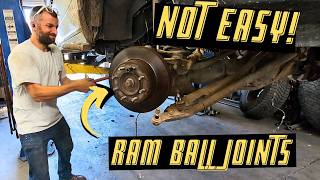 EMF Ball Joints Ram 2500 Ball Joint Replacement [upl. by Ybocaj]