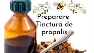 Preparare tinctura de propolis acasa [upl. by Niknar]