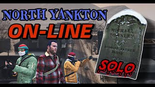 GTAV ONLINE 😍 NEW MAP NORTH YANKOTN ONLINE🎃 REAL MAP PROLOGO😮EASY NO MOD NO SAVE😍100 SOLO [upl. by Kerrison]