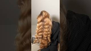 Overnight Heatless curls TUTORIAL 🔥 hairhack beauty hairtutorial hairstyle longhair top hair [upl. by Aloin583]