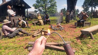 🔥🧨4K Dynamite amp Fire Bottle Gameplay 64  Red Dead Redemption 2 [upl. by Webb437]