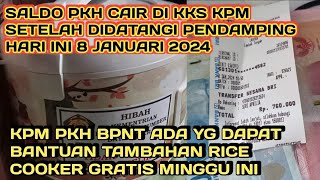 SALDO PKH CAIR HARI INI UNTUK KPM INI SETELAH DIDATANGI PENDAMPING❗️BANTUAN TAMBAHAN UNTUK KPM [upl. by Imak]