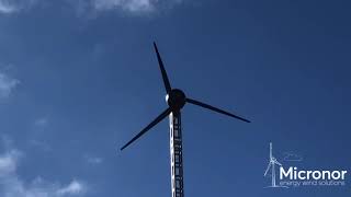 Britwind Front of small wind turbine model R9000 nice [upl. by Crow]