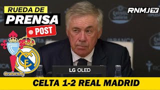 RUEDA DE PRENSA ANCELOTTI hoy post Celta 12 Real Madrid 19102024 [upl. by Ahsiuq752]