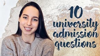 How to pass university admission interview  10 questions [upl. by Larina]