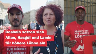 LohnDemo 2024 Deshalb sind wir heute in Bern auf der Strasse [upl. by Lyrehs]