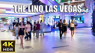 The LINQ Las Vegas Walk  Las Vegas Strip  2024 [upl. by Virgel]