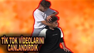 TİKTOK VİDEOLARIMI CANLANDIRIYORUM  İKİZLERİN KAFASI KIRDIM [upl. by Heisser]