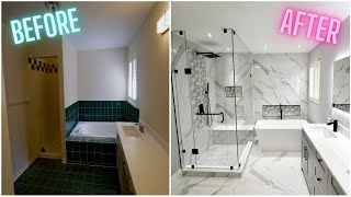 Master Bathroom Remodel  How to Renovation [upl. by Marvel]