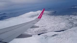 Norway Tromsø airport winter landing  Arctic Winter Wonderland [upl. by Nilloc]