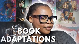 a deep dive into book to TVfilm adaptations  8 fantasy books currently being adapted [upl. by Odicalp]