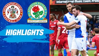 Highlights Accrington Stanley 12 Blackburn Rovers [upl. by Calondra]