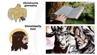 Christian lore Christian Gameplay meme [upl. by Leruj757]