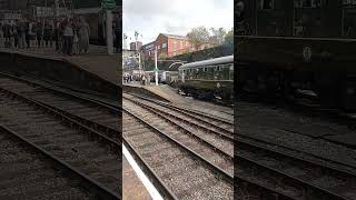 PRESERVED CLASS 1055612151485 AT BURY14 9 24NEIL HAYTON RAILWY MEMORIESrailway trains [upl. by Adnylem617]