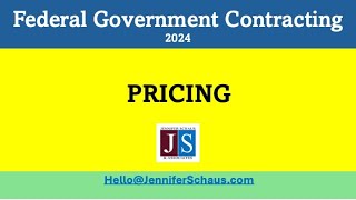 2024 GovCon Summer Shorts  Pricing 4 of 10 [upl. by Ryder822]