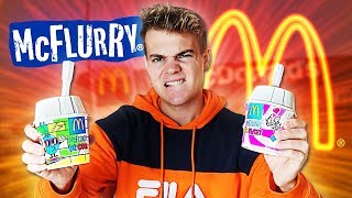 ich teste ALLE aktuellen McFlurry Sorten von McDonalds [upl. by Mccarthy]