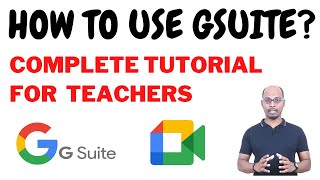 How to Use G SuiteComplete Tutorial for Teachers and Students Swamy Vijay [upl. by Aicenad734]