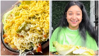 Cheesy Maggi🍝Sizzler🔥😱😱 Fun2oosh Food [upl. by Sterne]