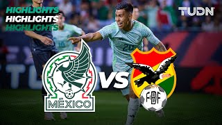 HIGHLIGHTS  México vs Bolivia  Amistoso Internacional  TUDN [upl. by Noirret912]