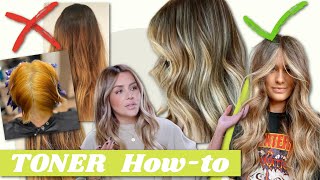 How to Tone for the Hair Color You Want  With Any Brand [upl. by Elleyoj]