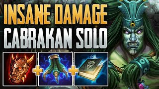 RANGDAS ONE SHOT BUILD Cabrakan Solo Gameplay SMITE Conquest [upl. by Pineda436]