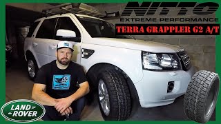 Fitting Oversize AllTerrain Tyres to my Land Rover Freelander 2 LR2  Nitto Terra Grappler G2 AT [upl. by Baecher]