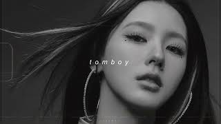 gidle  tomboy sped up  reverb [upl. by Iliak]