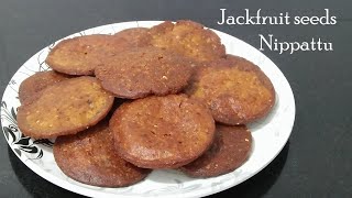 ಹಲಸಿನ ಬೀಜ ಬಳಸಿ ಮಾಡಿ ನೋಡಿ ರುಚಿಯಾದ ನಿಪ್ಪಟ್ಟು  Halasina beejada nippattu  Jack fruit seeds nippattu [upl. by Lole691]