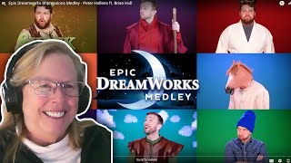 Peter Hollens ft Brian Hull  Epic Dreamworks Impressions Medley  Muddy Corgi Reaction [upl. by Nedyarb125]