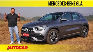 EXCLUSIVE 2021 MercedesBenz GLA review  Mercs baby SUV grows up  First Drive  Autocar India [upl. by Einittirb731]