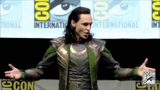 Loki Takes Hall H SDCC 2013 Comic Con FULL appearance [upl. by Weywadt]