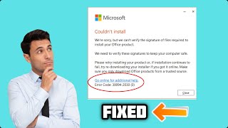 How to Fix Office installation error 30094 IN Windows 1011  FIXED [upl. by Prochoras154]