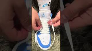 How to lace Jordan 1 BEST STYLE [upl. by Nathaniel]