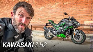 Supercharged Commute 2024 Kawasaki Z H2 Review  Daily Rider [upl. by Dellora899]