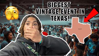 I WENT TO THE BIGGEST VINTAGE EVENT IN TEXAS THRIFT VLOG PT5 [upl. by Davie]