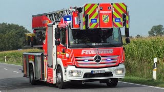 24h BFWochenende Einsatzfahrten Feuerwehr Ellerau  Feuerwehr Alveslohe und Feuerwehr Nützen [upl. by Aleka]