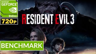 RESIDENT EVIL 3 REMAKE  NVIDIA GeForce 940MX  Potato Spec Low Setting Gameplay [upl. by Nuahc]