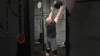 WOD  2 rounds for time  50 wall ball shots  50 situps [upl. by Krispin]