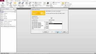 How to create a query in Microsoft Access [upl. by Eemiaj]