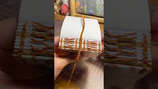 Book Binding Stitching Practice  Book binding process [upl. by Flavio610]