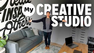 Creative Studio Tour 2020  Stefan Kunz Lettering Artist [upl. by Dettmer526]