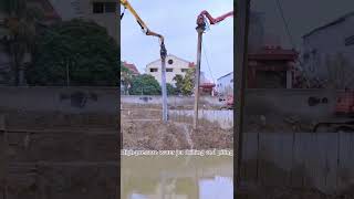 High pressure water jet drilling and piling [upl. by Naomi]