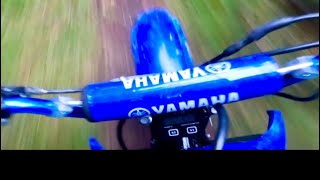 Yamaha rt100 little rip through woods on old school 2 stroke [upl. by Kreitman240]