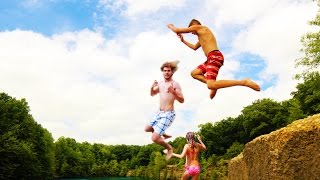 Nelson Ledges Cliff Diving [upl. by Rehtse979]