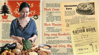 WW2 WARTIME CHRISTMAS RECIPES  VEGAN VERSION [upl. by Nehr]