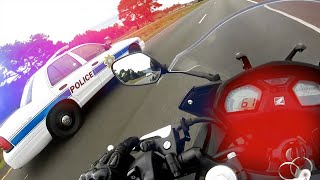 BIKERS VS COPS Motorcycle Police Chase 46 [upl. by Sayres]