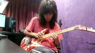 Eddie Van Halen Beat it Guitar Solo  LeeQ Cover [upl. by Dobb6]