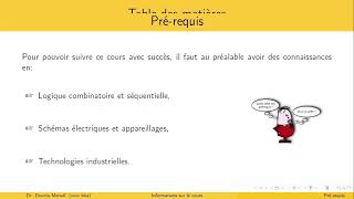 Présentation du Cours quotAutomatisme Industrielquot [upl. by Bloem653]